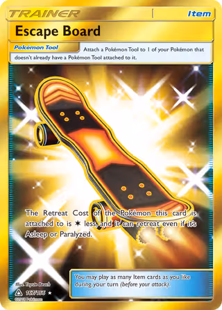 Escape Board 167/156 Pokemon card