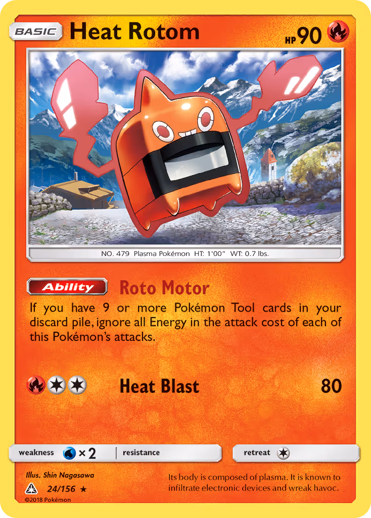 Heat Rotom 24/156 Pokemon card