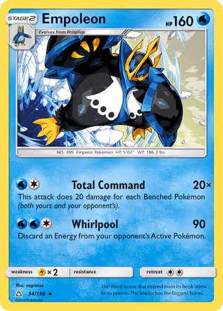 Empoleon 34/156 Pokemon card