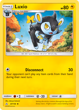 Luxio 47/156 Pokemon card