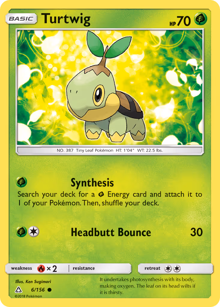 Turtwig 6/156 Pokemon card