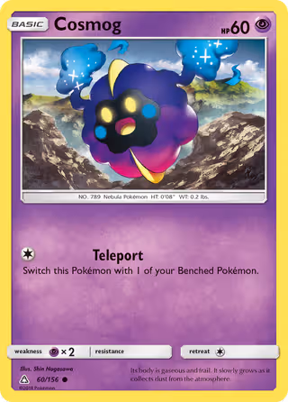 Cosmog 60/156 Pokemon card