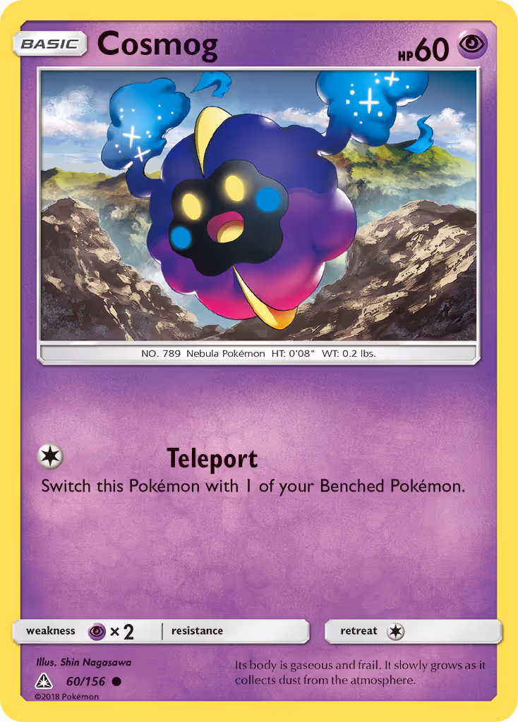 Cosmog 60/156 Pokemon card