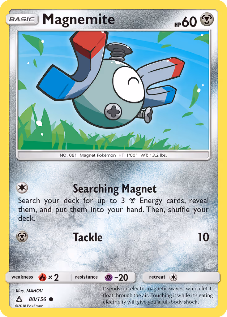 Magnemite 80/156 Pokemon card