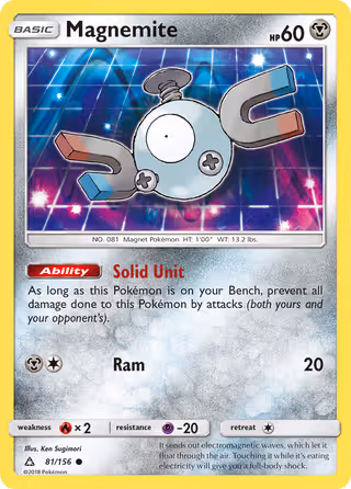 Magnemite 81/156 Pokemon card