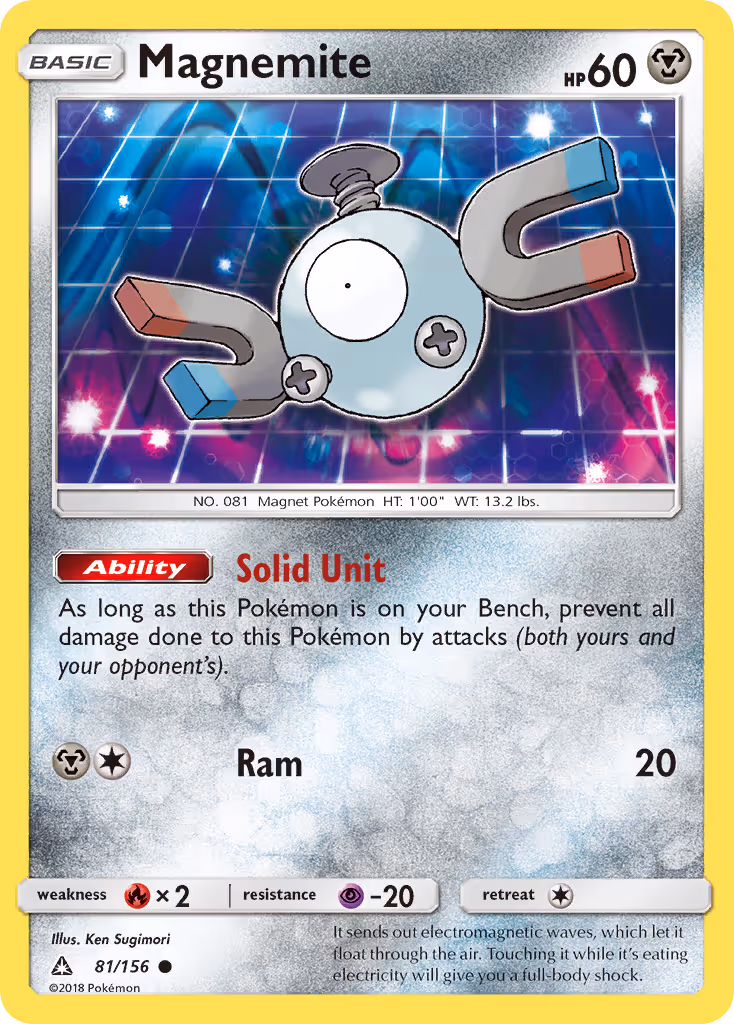 Magnemite 81/156 Pokemon card