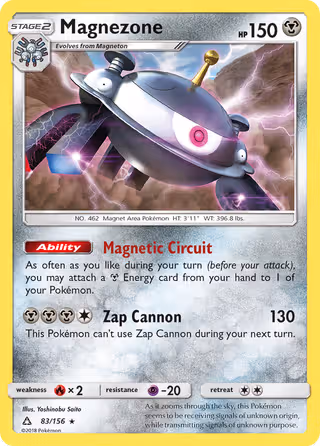 Magnezone 83/156 Pokemon card