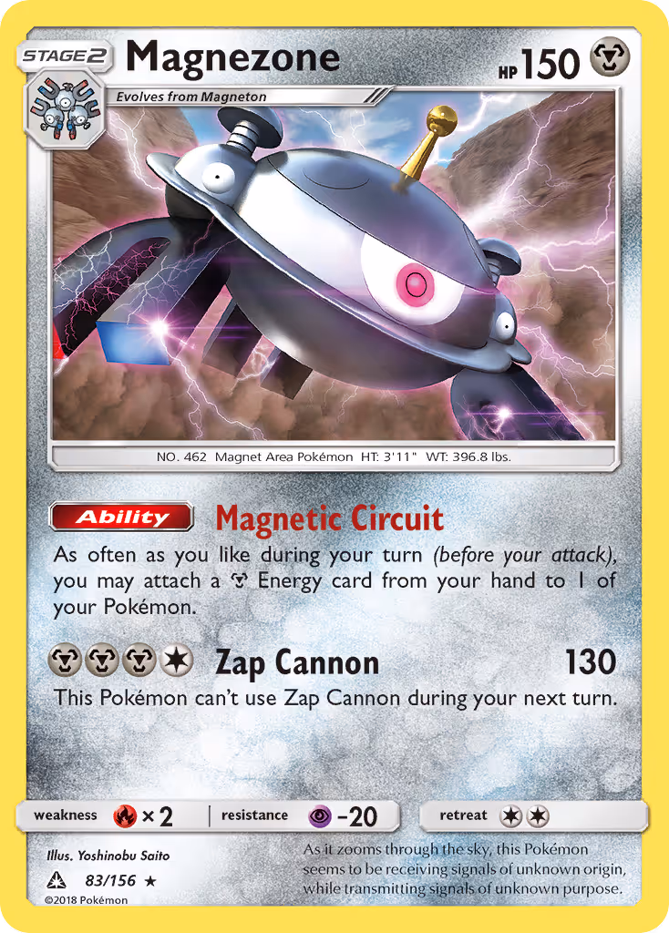Magnezone 83/156 Pokemon card
