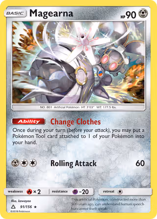 Magearna 91/156 Pokemon card