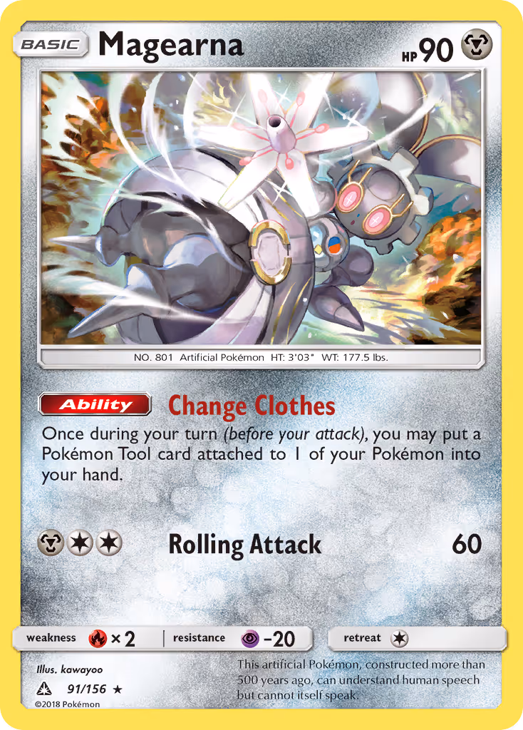 Magearna 91/156 Pokemon card
