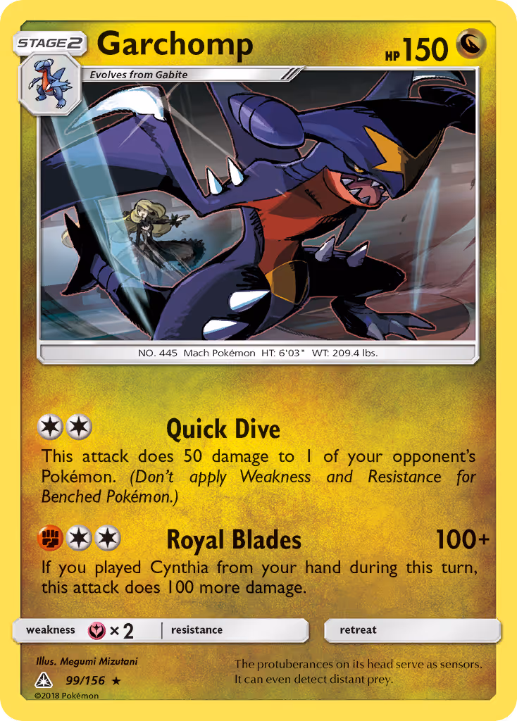 Garchomp 99/156 Pokemon card