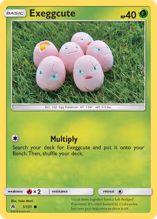 Exeggcute 1/131 Pokemon card