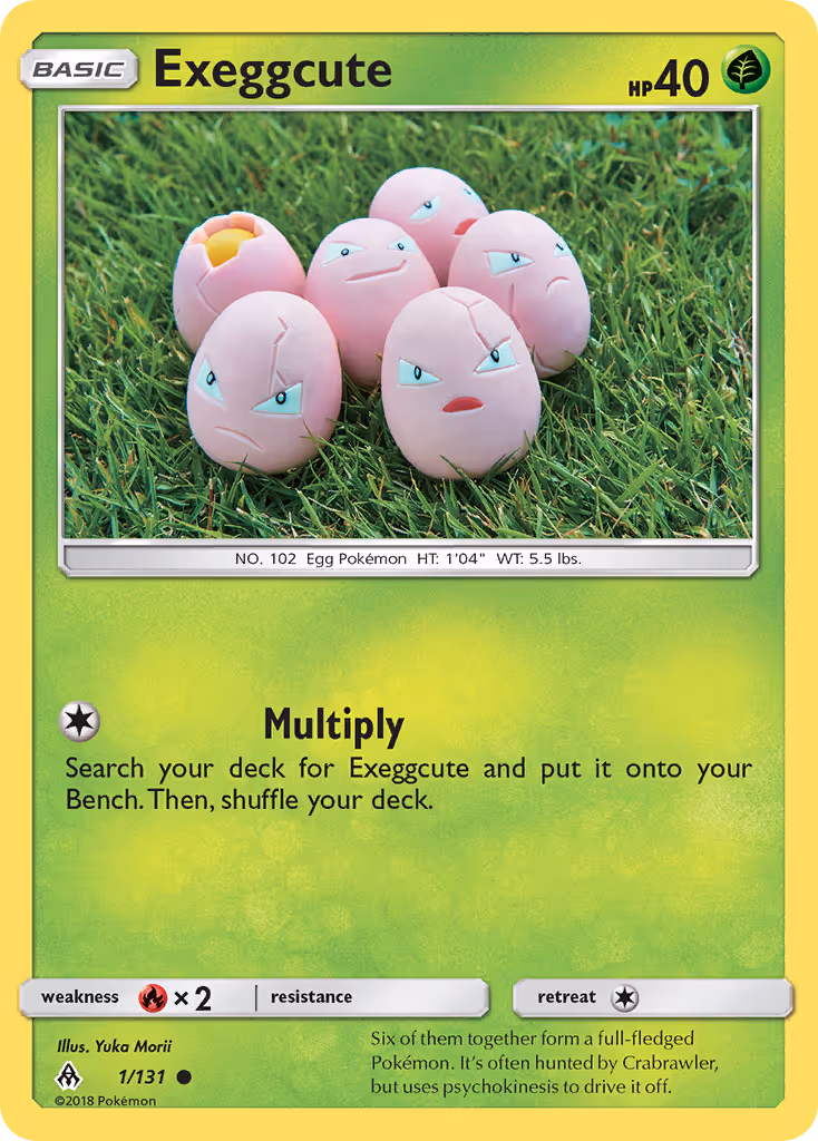 Exeggcute 1/131 Pokemon card