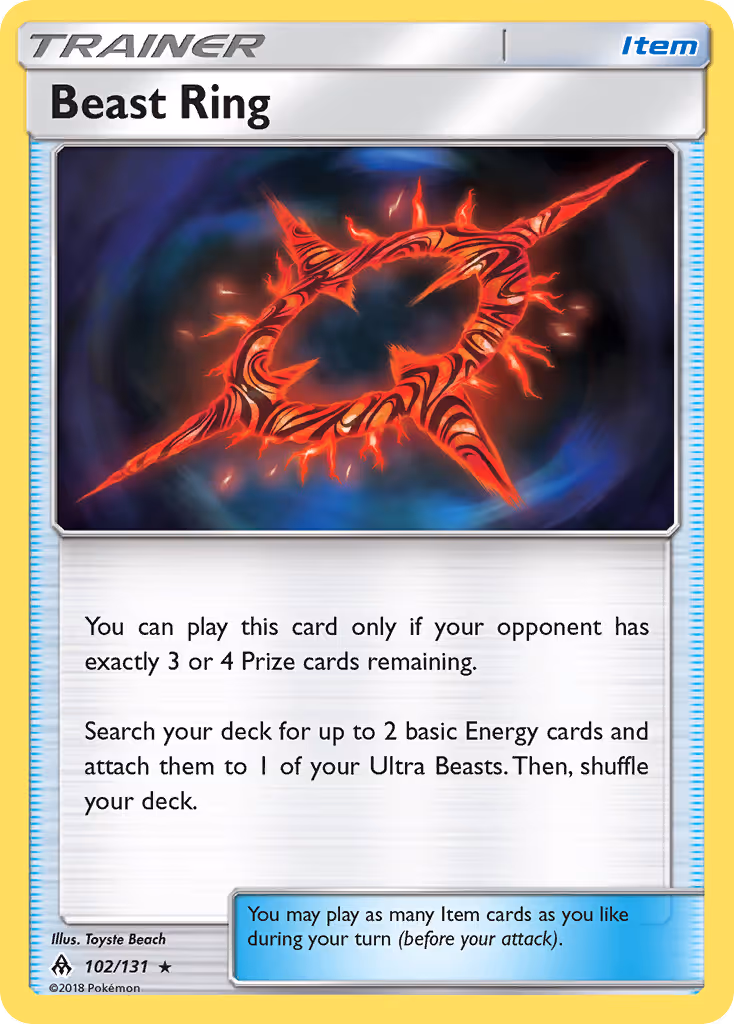 Beast Ring 102/131 Pokemon card