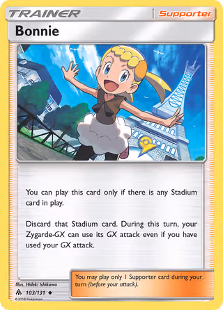 Bonnie 103/131 Pokemon card