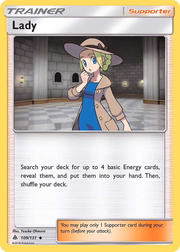 Lady 109/131 Pokemon card