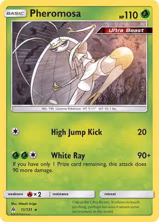 Pheromosa 11/131 Pokemon card
