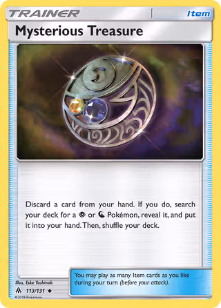 Mysterious Treasure 113/131 Pokemon card