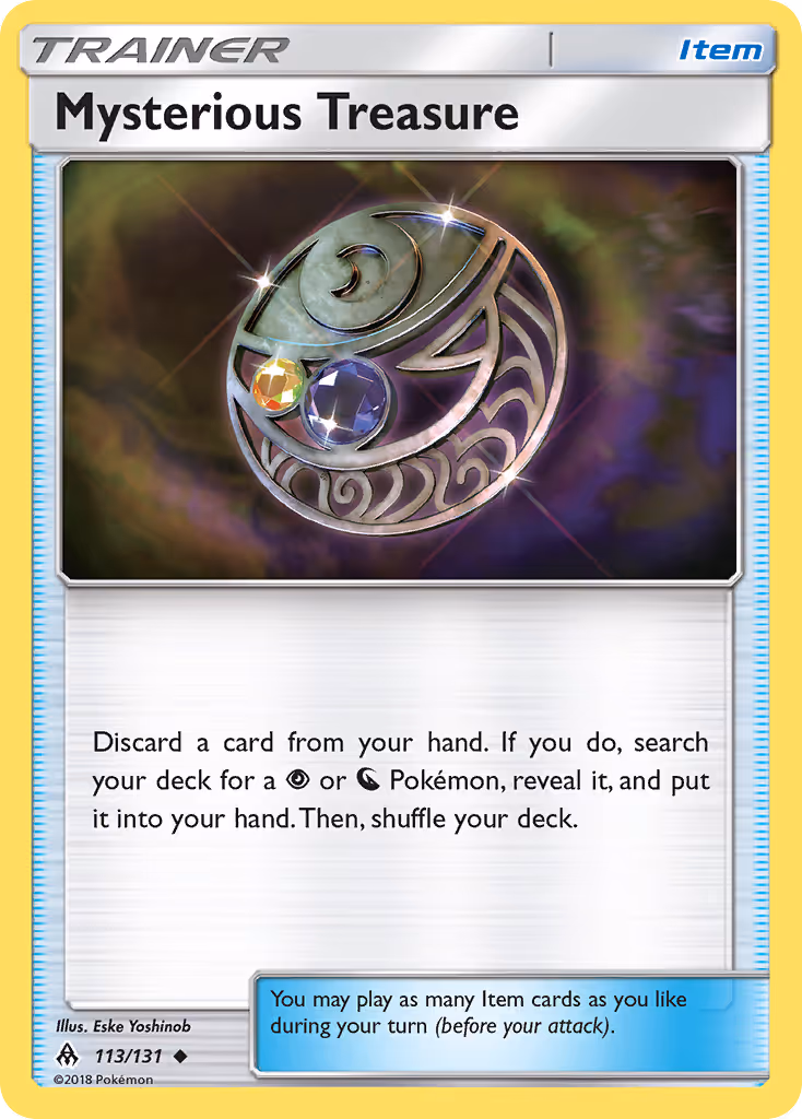 Mysterious Treasure 113/131 Pokemon card