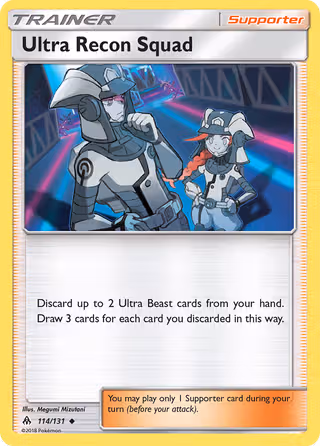 Ultra Recon Squad 114/131 Pokemon card