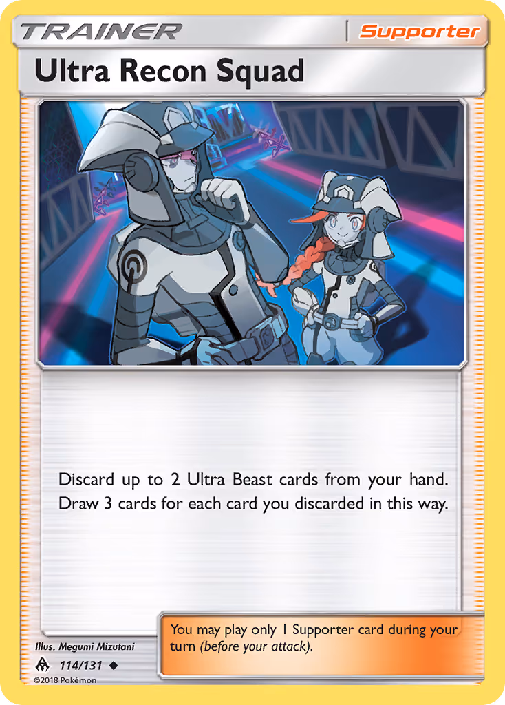 Ultra Recon Squad 114/131 Pokemon card