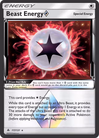 Beast Energy ◇ 117/131 Pokemon card