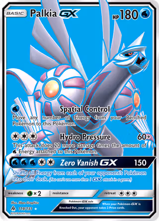 Palkia GX 119/131 Pokemon card