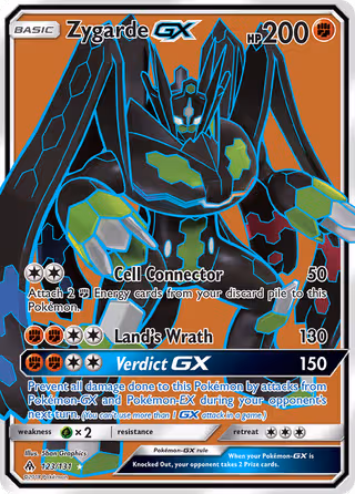 Zygarde GX 123/131 Pokemon card