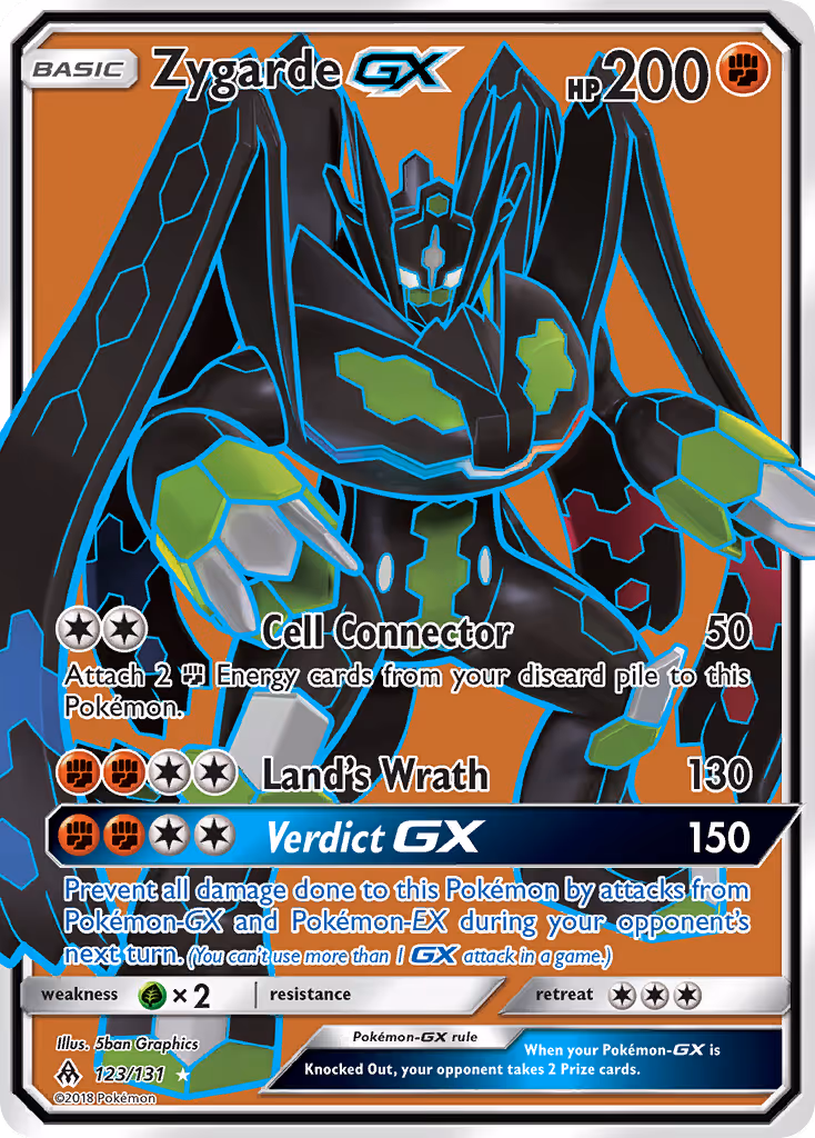 Zygarde GX 123/131 Pokemon card