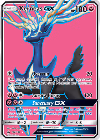 Xerneas GX 126/131 Pokemon card