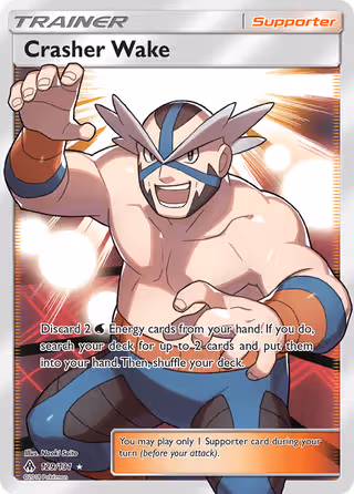 Crasher Wake 129/131 Pokemon card
