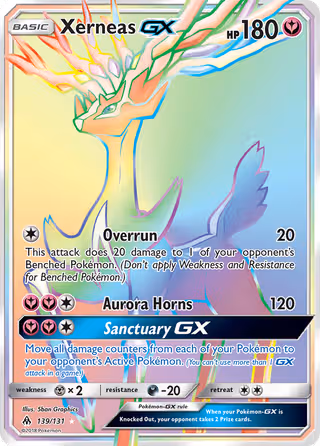 Xerneas GX 139/131 Pokemon card