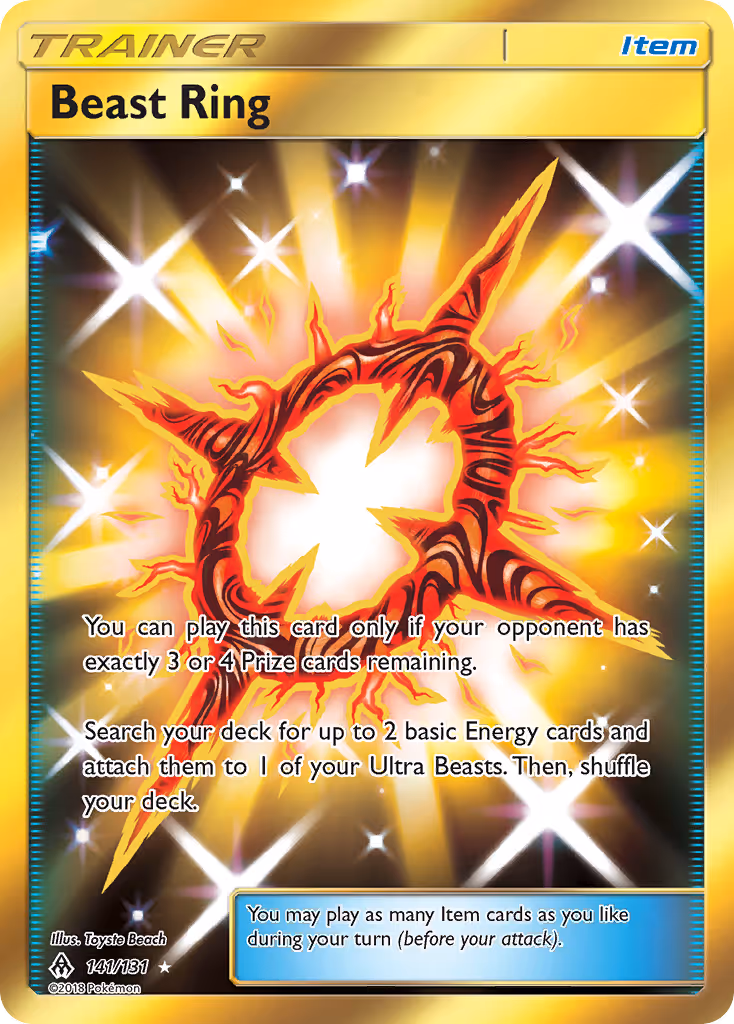 Beast Ring 141/131 Pokemon card