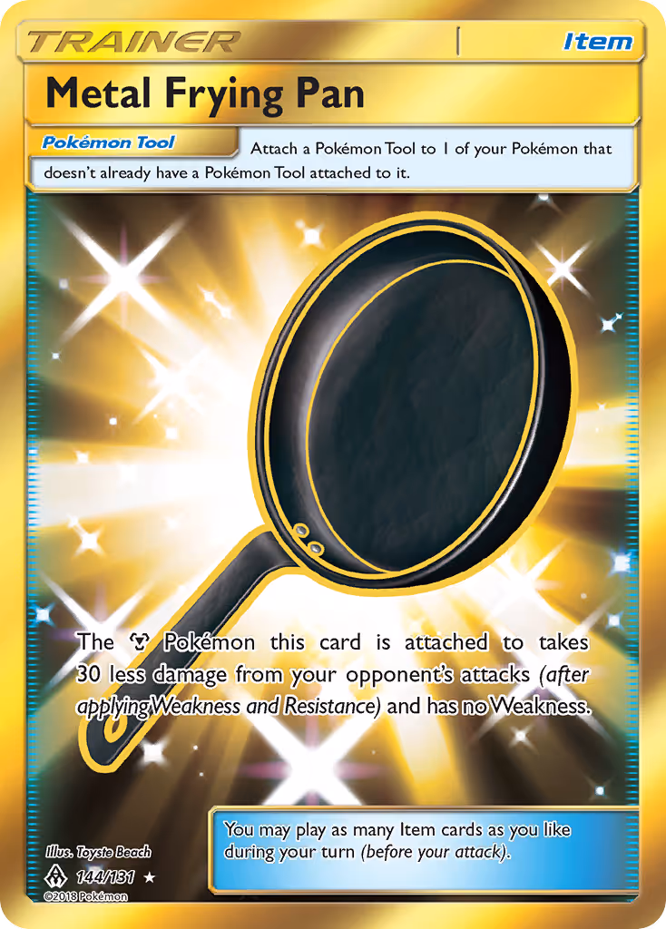 Metal Frying Pan 144/131 Pokemon card