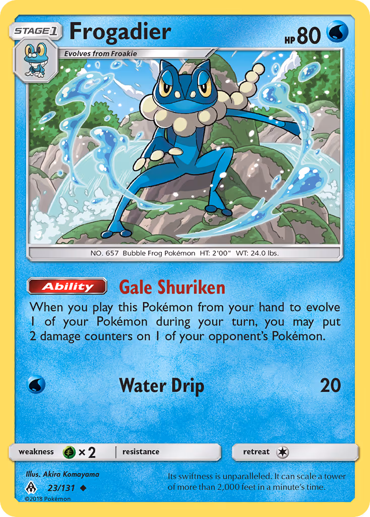 Frogadier 23/131 Pokemon card