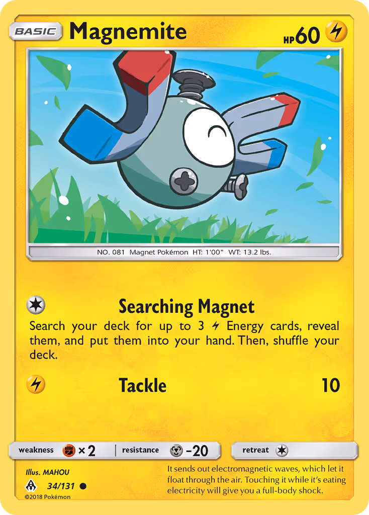 Magnemite 34/131 Pokemon card