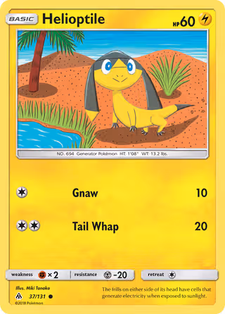 Helioptile 37/131 Pokemon card
