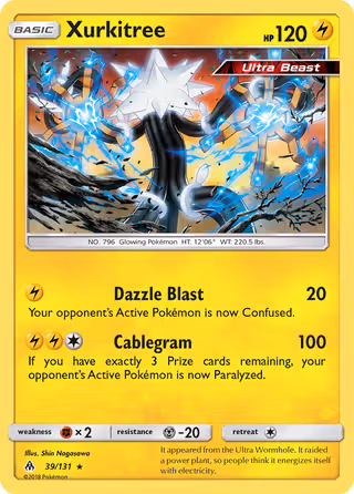 Xurkitree 39/131 Pokemon card