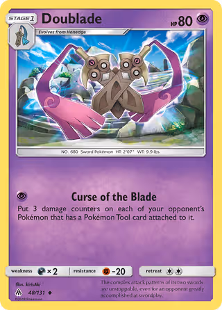Doublade 48/131 Pokemon card