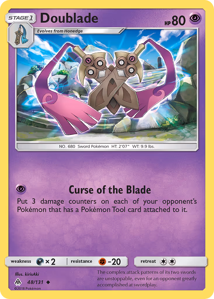 Doublade 48/131 Pokemon card