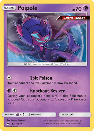 Poipole 55/131 Pokemon card