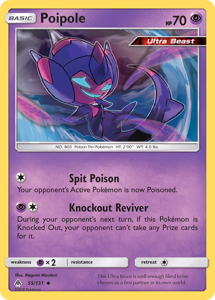 Poipole 55/131 Pokemon card