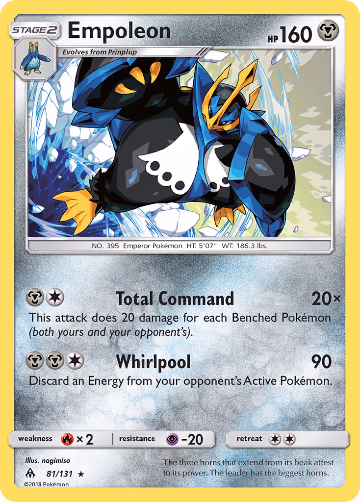 Empoleon 81/131 Pokemon card