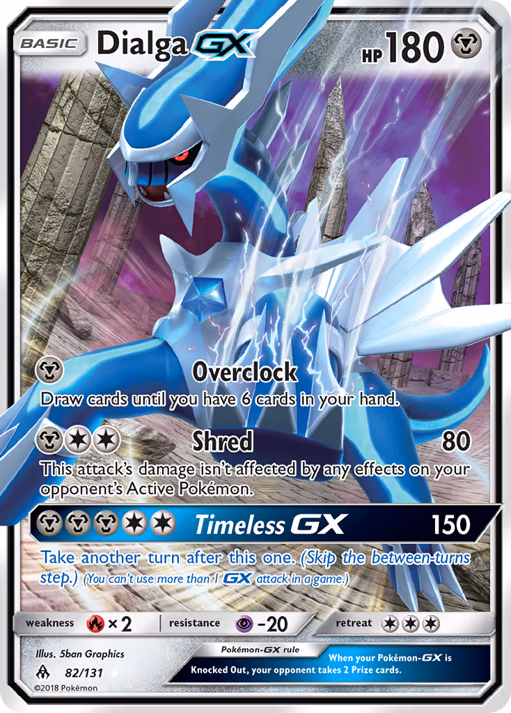 Dialga GX 82/131 Pokemon card