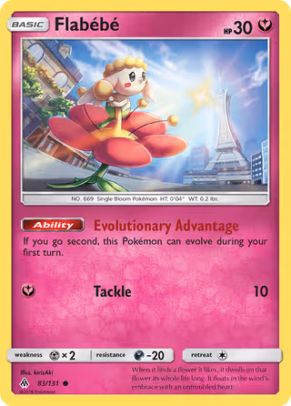 Flabébé 83/131 Pokemon card