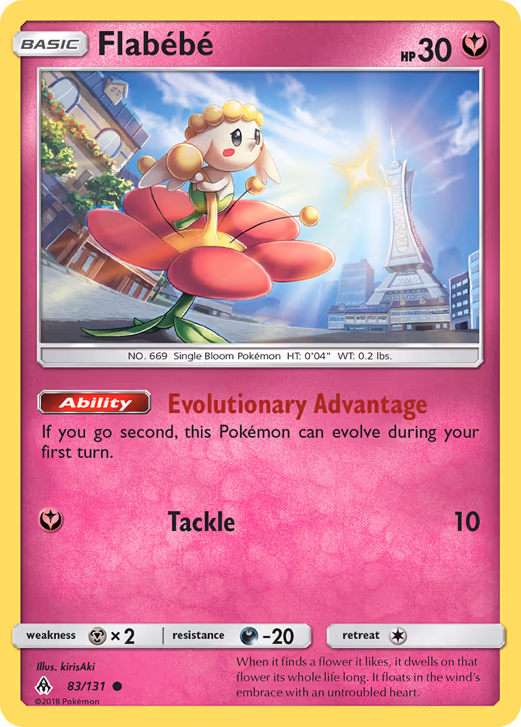 Flabébé 83/131 Pokemon card