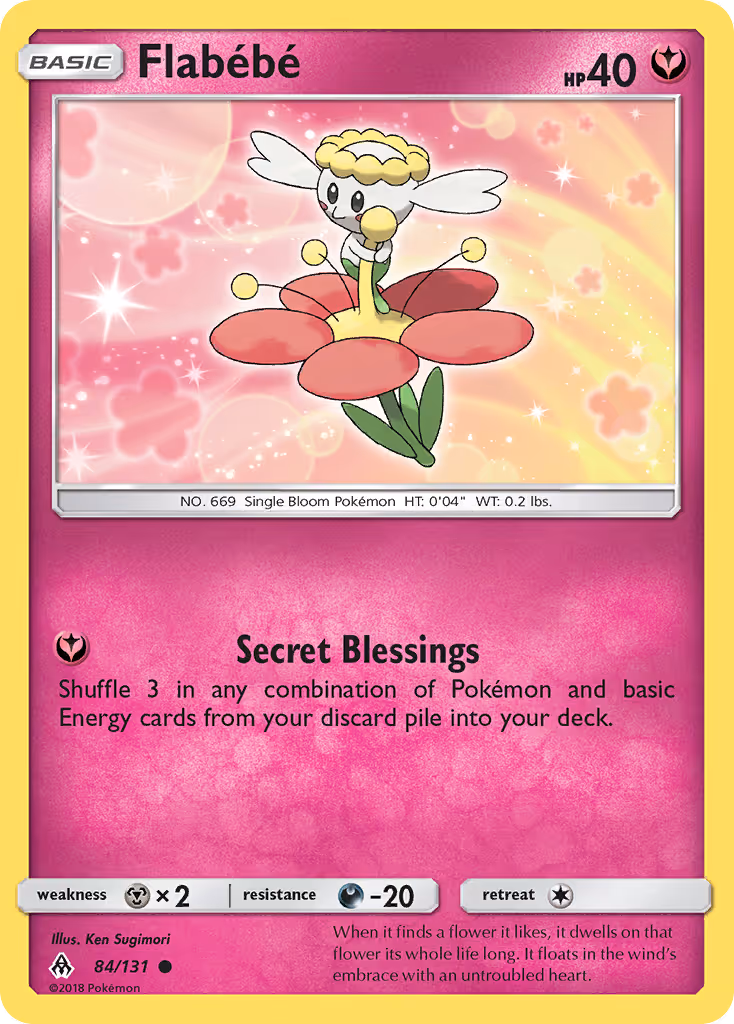 Flabébé 84/131 Pokemon card