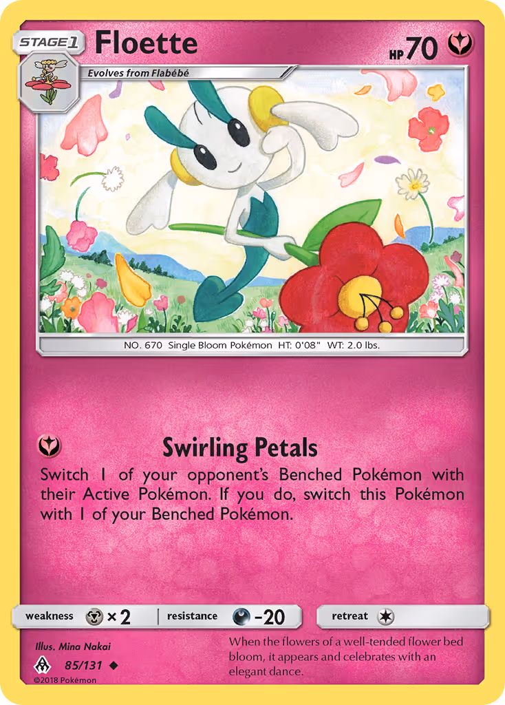 Floette 85/131 Pokemon card