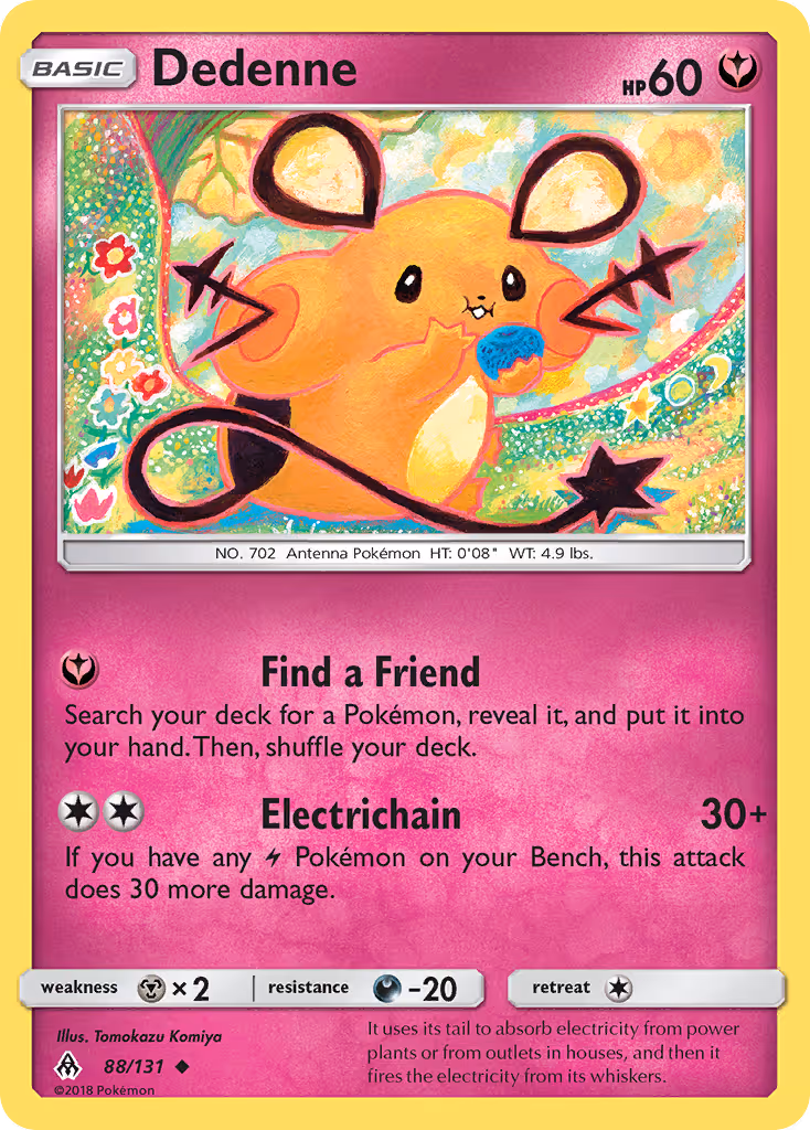 Dedenne 88/131 Pokemon card