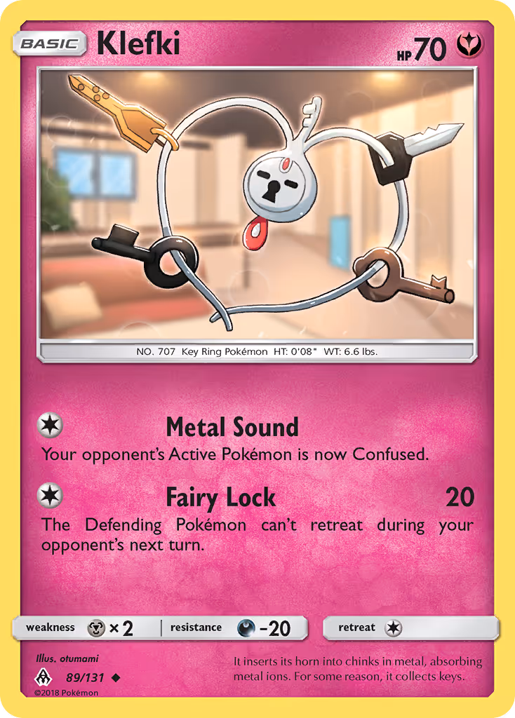 Klefki 89/131 Pokemon card
